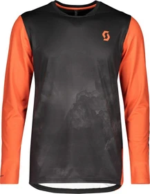 Scott Trail Storm Trikot langarm black/orange pumpkin (Herren)