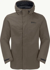 Jack Wolfskin Altenberg 3in1 Funktionsjacke cold coffee (Herren)