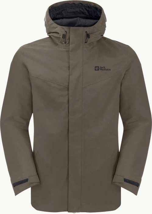 Jack Wolfskin Altenberg 3in1 Funktionsjacke cold coffee (Herren)
