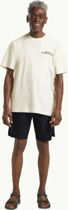 Jack Wolfskin Trailblazer T-Shirt kurzarm cotton white (Herren)