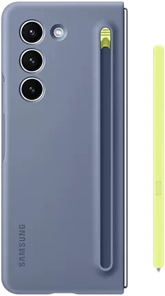 Samsung Slim S Pen Case für Galaxy Z Fold 5 Icy Blue