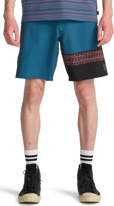 Billabong Burleigh Pro 18" Badeshorts real teal (Herren) (EBYBS00116-bpr1)