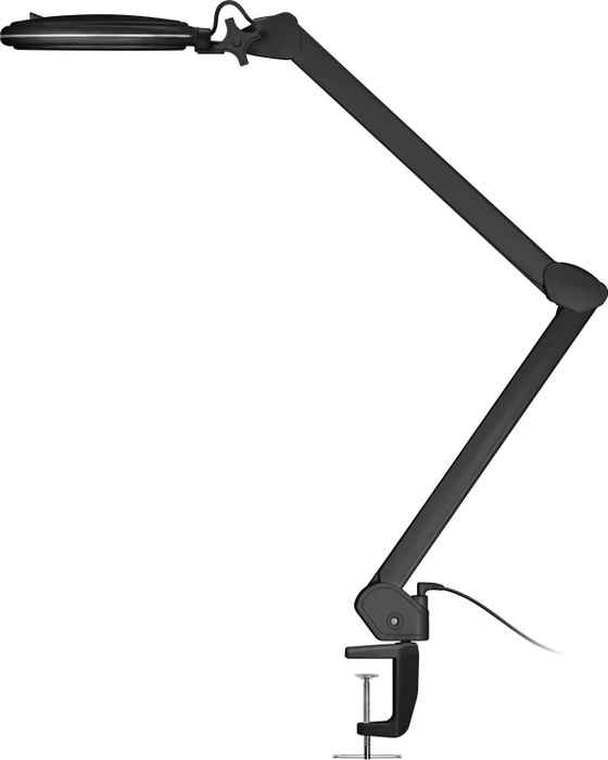 Wentronic Goobay LED-Klemm-Lupenleuchte, 10W, 1.75x, 3 Dioptrien schwarz