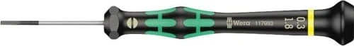 Wera Kraftform Micro 2035 Elektroniker Schlitz Schraubendreher, 1.8x40mm
