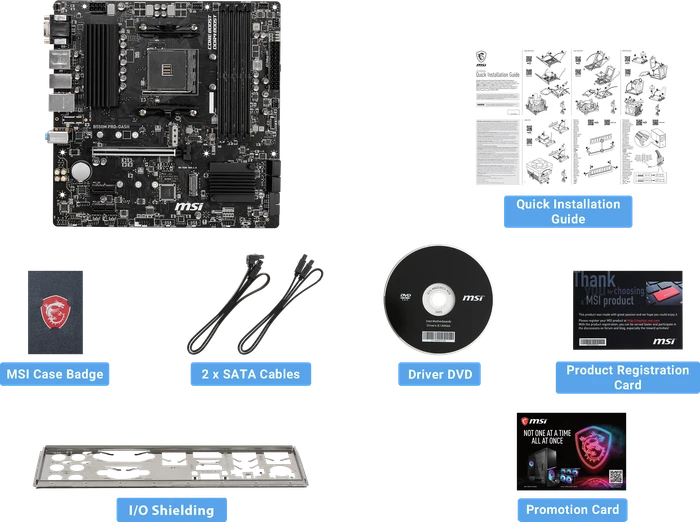 MSI B550M Pro-DASH (AMD AM4)