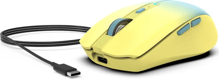 Inca IWM-511RS Wireless Mouse gelb/blau, USB/Bluetooth