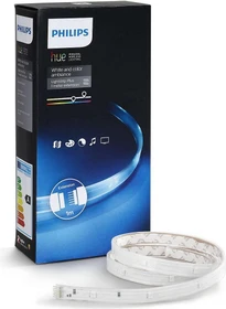 Philips Hue White and Color Ambiance LED Lightstrip Plus Extension 1m