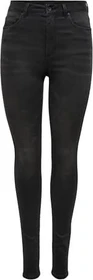 ONLY Skinny High Royal Jeans black denim (Damen)