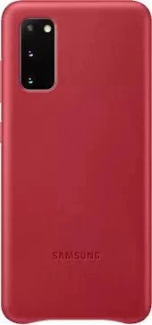 Samsung Leather Cover für Galaxy S20 rot