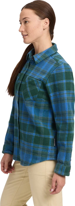 Black Diamond Project Heavy Flannel Hemd langarm deeps woods/midnight blue (Damen)