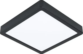 Eglo Fueva 5 eckig 21x21cm 17W 3000K Aufbauleuchte schwarz