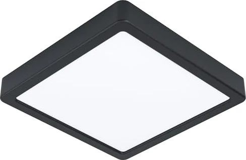 Eglo Fueva 5 eckig 21x21cm 17W 3000K Aufbauleuchte schwarz