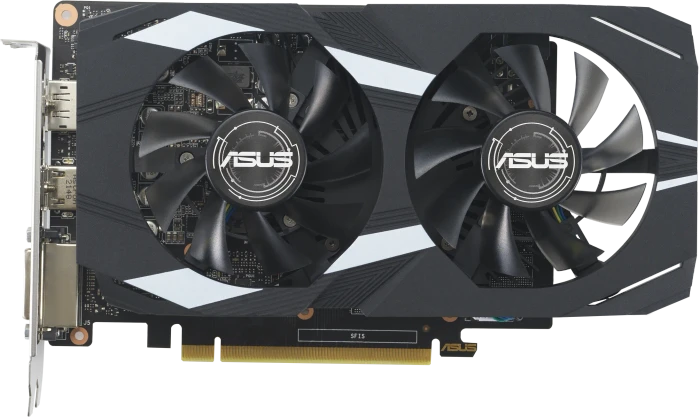 ASUS Dual GeForce GTX 1650 EVO, DUAL-GTX1650-4GD6-P-EVO, 4GB GDDR6, DVI, HDMI, DP