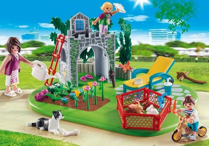 playmobil Country SuperSet Familiengarten