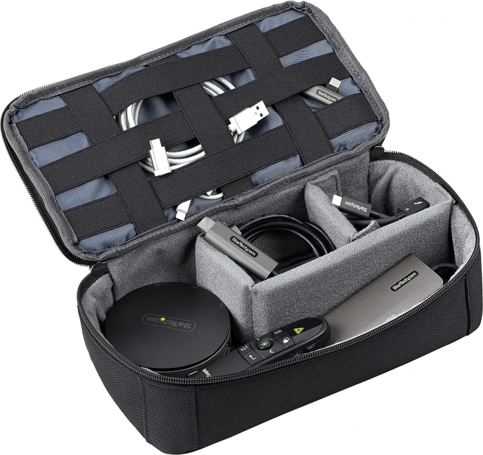 StarTech 15.6" Laptop Rucksack mit abnehmbarer Zubehörtasche, schwarz