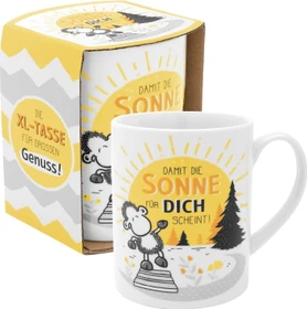 Sheepworld XL-Tasse Damit die Sonne für Dich scheint! 600ml