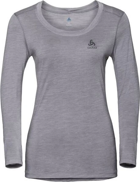 Odlo Natural Light Funktionsshirt langarm grey melange (Damen)