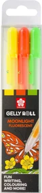 Sakura Gelly Roll Moonlight Fluorescent Happy Gelroller (Mine) sortiert, 3er-Set, Etui