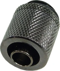 Aquatuning Schlauchanschluss, G1/4" auf 11/8mm, schwarz vernickelt