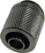 Aquatuning Schlauchanschluss, G1/4" auf 11/8mm, schwarz vernickelt Vorschaubild