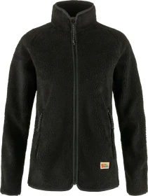 Fjällräven Vardag Pile Fleece Jacke schwarz (Damen)