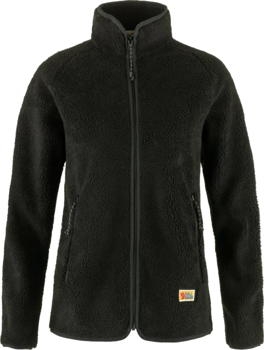 Fjällräven Vardag Pile Fleece Jacke schwarz (Damen)