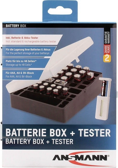 Ansmann Akkubox 48 mit Batterietester