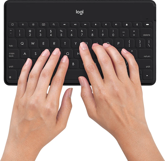 Logitech Keys-To-Go mit iOS-Sondertasten schwarz, Bluetooth, NL
