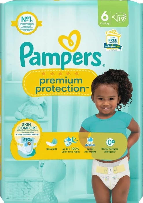 Pampers Premium Protection Gr.6 Einwegwindel, 15+kg, 19 Stück