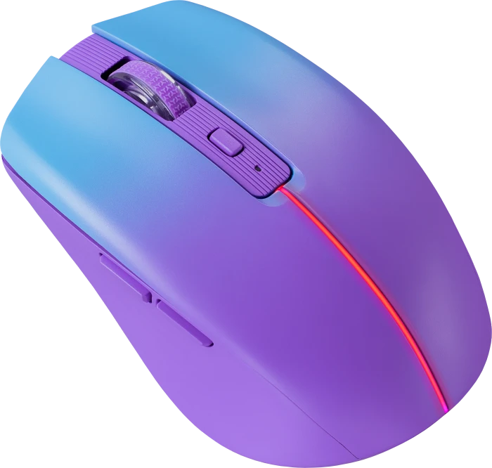 Defender Mystery MM-301 Wireless Optical Mouse violett, USB/Bluetooth