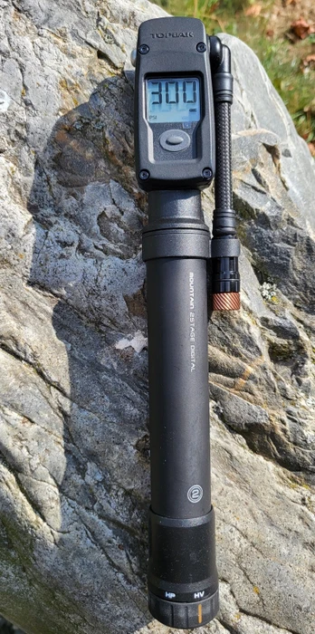Topeak Mountain 2Stage Digital Minipumpe schwarz