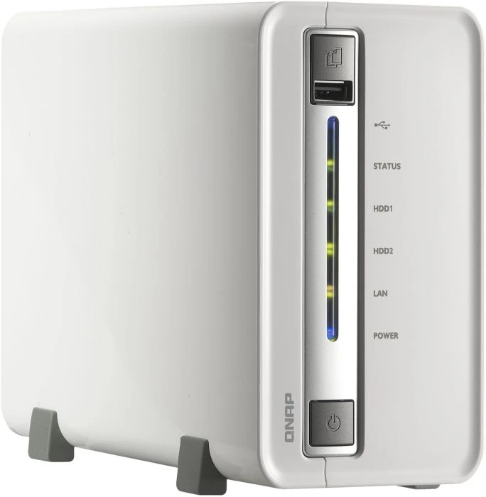 QNAP Turbo Station TS-212P, 512MB RAM, 1x RJ-45 1000Base-T, 2x USB-A 3.0
