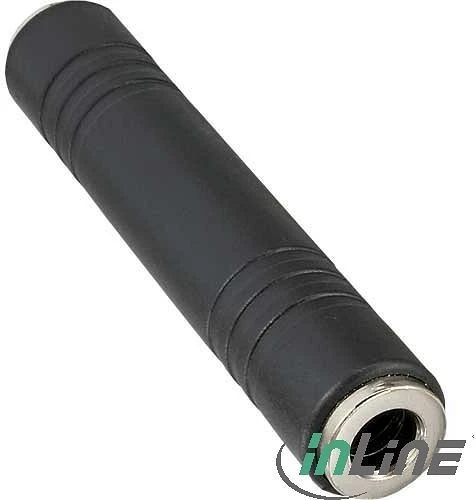 InLine 6.3mm Klinke Adapter Buchse/Buchse schwarz