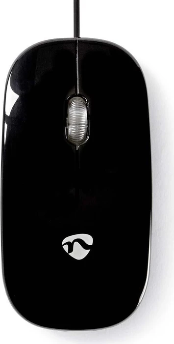 Nedis Wired Optical Mouse, schwarz, USB