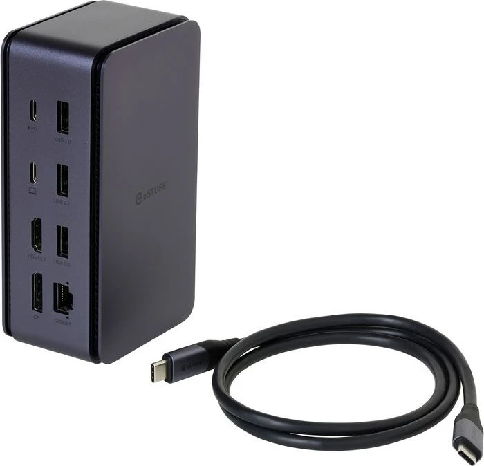 eSTUFF USB4 Pro Dual dock, USB4 [Buchse]