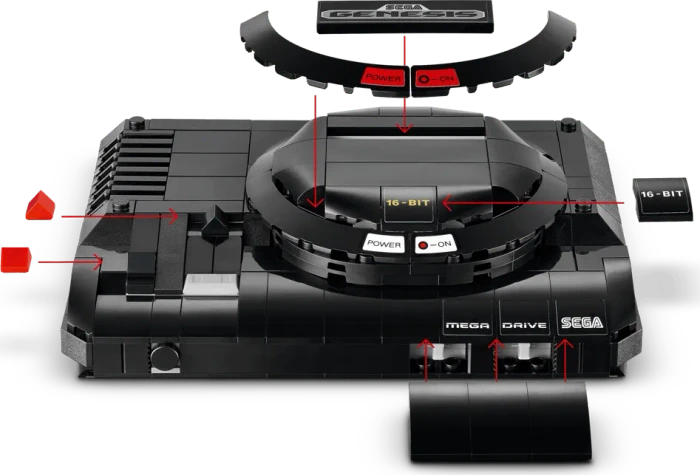 LEGO SEGA Mega Drive Spielkonsole