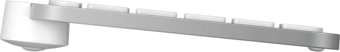 Logitech MX Keys Mini for Business, LEDs weiß, Logi Bolt, Pale Gray, weiß/grau, USB/Bluetooth, FR