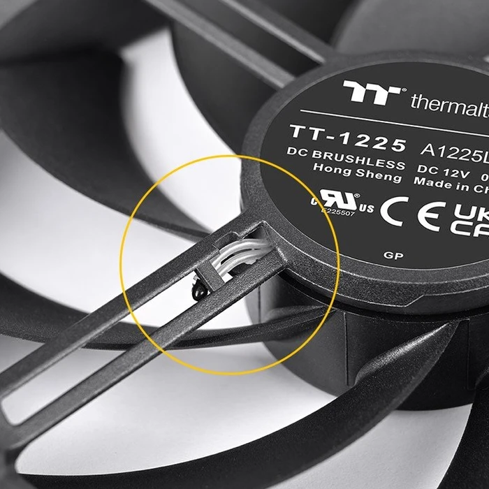 Thermaltake TS120 EX RGB, schwarz, 120mm, 3er-Pack