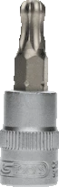 KS Tools Kugelkopf Torx Steckschlüssel 1/4", T30x25mm, 1 Stück