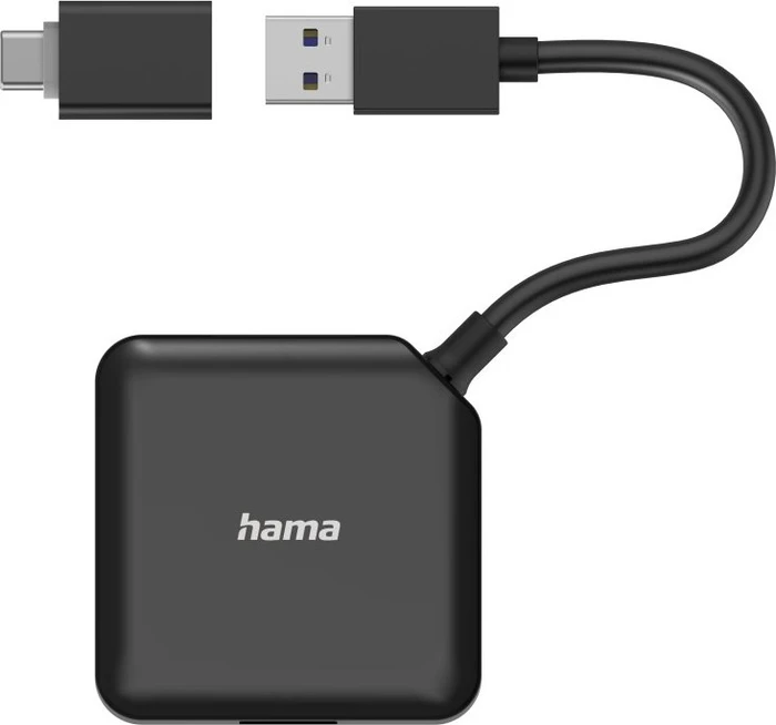 Hama USB-Hub, 4x USB-A 3.0, USB-A/USB-C 3.0 [Stecker]