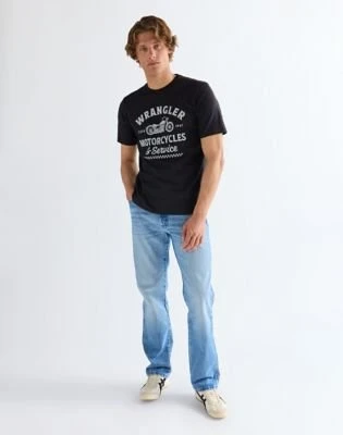 Wrangler Americana T-Shirt kurzarm schwarz (Herren)