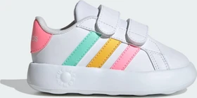 adidas Grand Court 2.0 cloud white/pulse mint/beam pink (Junior)
