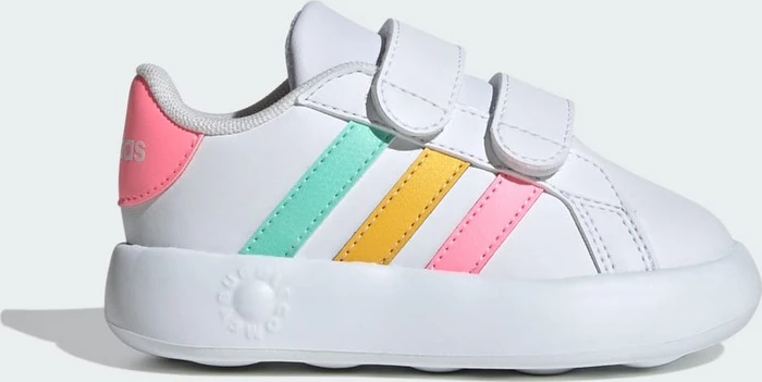adidas Grand Court 2.0 cloud white/pulse mint/beam pink (Junior)