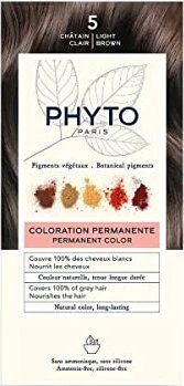 Phyto Color Haarfarbe Kit 5 light brown, 112ml
