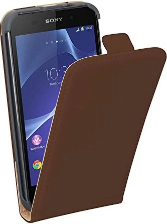 Pedea Flip Cover Premium für Sony Xperia Z2 braun