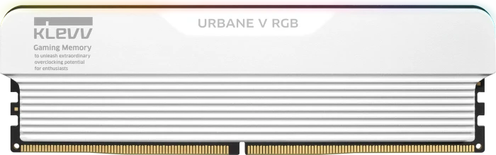 Klevv Urbane V RGB Brilliant White UDIMM 64GB Kit, DDR5-6400, CL32-38-38-78