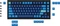 Keychron Q1/Q2/K2 OEM Dye-Sub Keycap-Set Ocean, Kunststoff (PBT), Ocean, blau, 97 Tasten (83+14), ANSI-US Vorschaubild