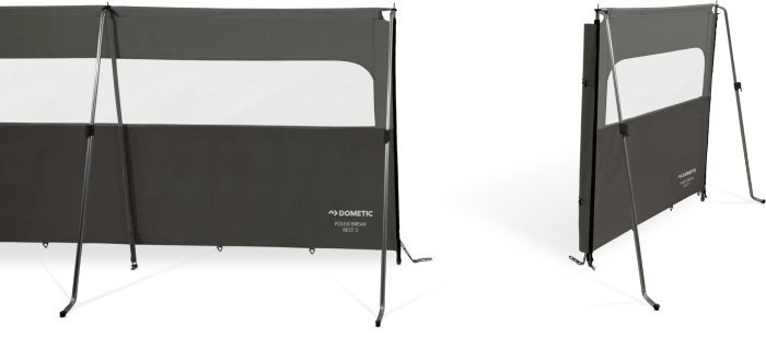 Dometic Poled Break Rest Door Windschutz Tür mit Gestänge für Buszelt