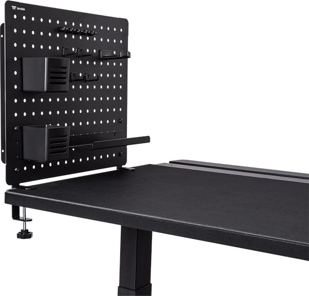Thermaltake Gaming Desk Pegboard Tischerweiterung, Large, schwarz