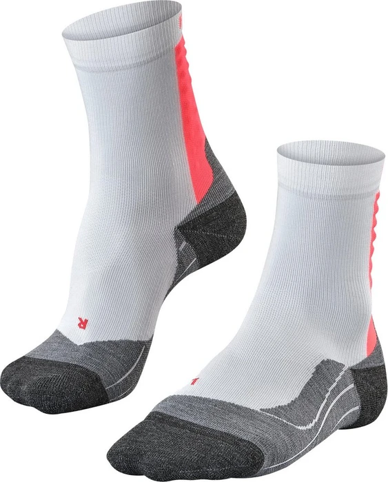 Falke Achilles Laufsocken white/neon red (Damen)